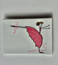 Ballet Dancer in Pink Fridge Magnet - Image 3