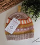 Designer Baby Knotted Fairisle Hat 3-9 months size  - Image 2