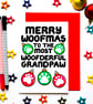 Christmas Card from the Dog, Dogs, Cat, Cat, To Grandpa, Grandpaw - Image 1