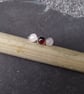 Rose quartz and garnet silver ring - Image 3