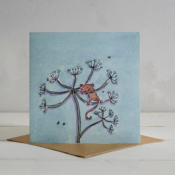 Molly Mouse Greetings Card