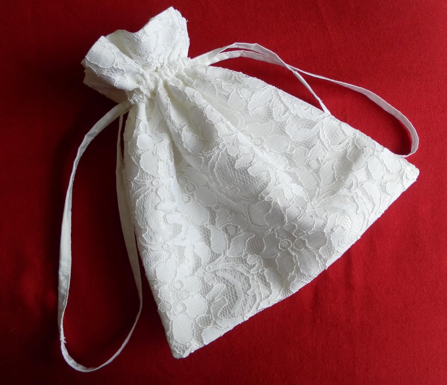 Wedding Bag, Dolly Bag, Draw String Bag, Bridal Bag, Prom