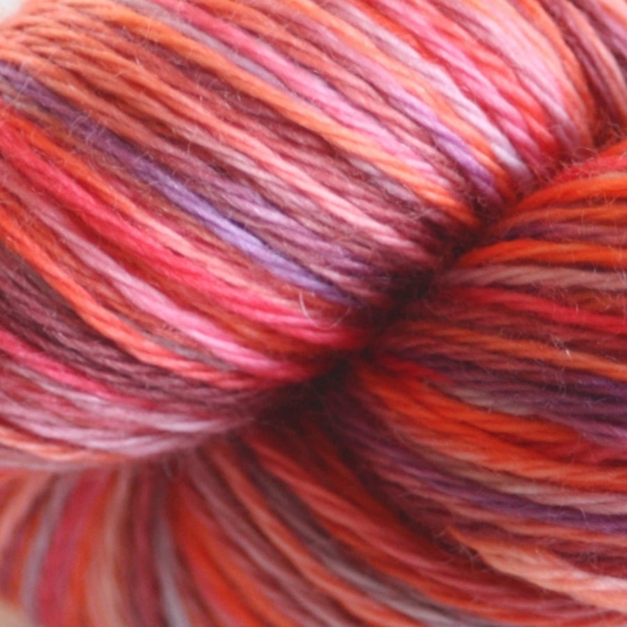 Autumn sunset - Superwash merino sock yarn