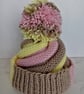 Bobble Hat - Neapolitan Ice Cream Swirl Hat - Unique Gift - Image 1
