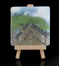 Otley Glass Cyclists Coaster