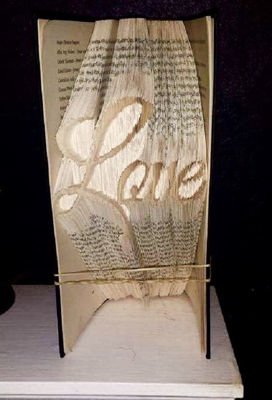 Love (in great vibes font) COMBIBook Folding Pattern - EMAILED PDF PATTERN