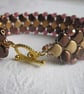 Gold Dragons Scale Beadwork Bracelet - Image 2