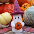 Wooly Needlefelted Witchy Ghost - Winifred