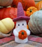 Wooly Needlefelted Witchy Ghost - Winifred - Image 1