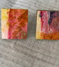 Summer Rain, Stainless steel post earrings  - Image 2