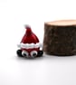 small glass christmas hat creature keepsake 
