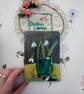Original snowdrop painting on wood - Image 3