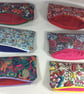Liberty fabric zip pouch to fit larger phones, floral makeup pouch, pencil case, - Image 2