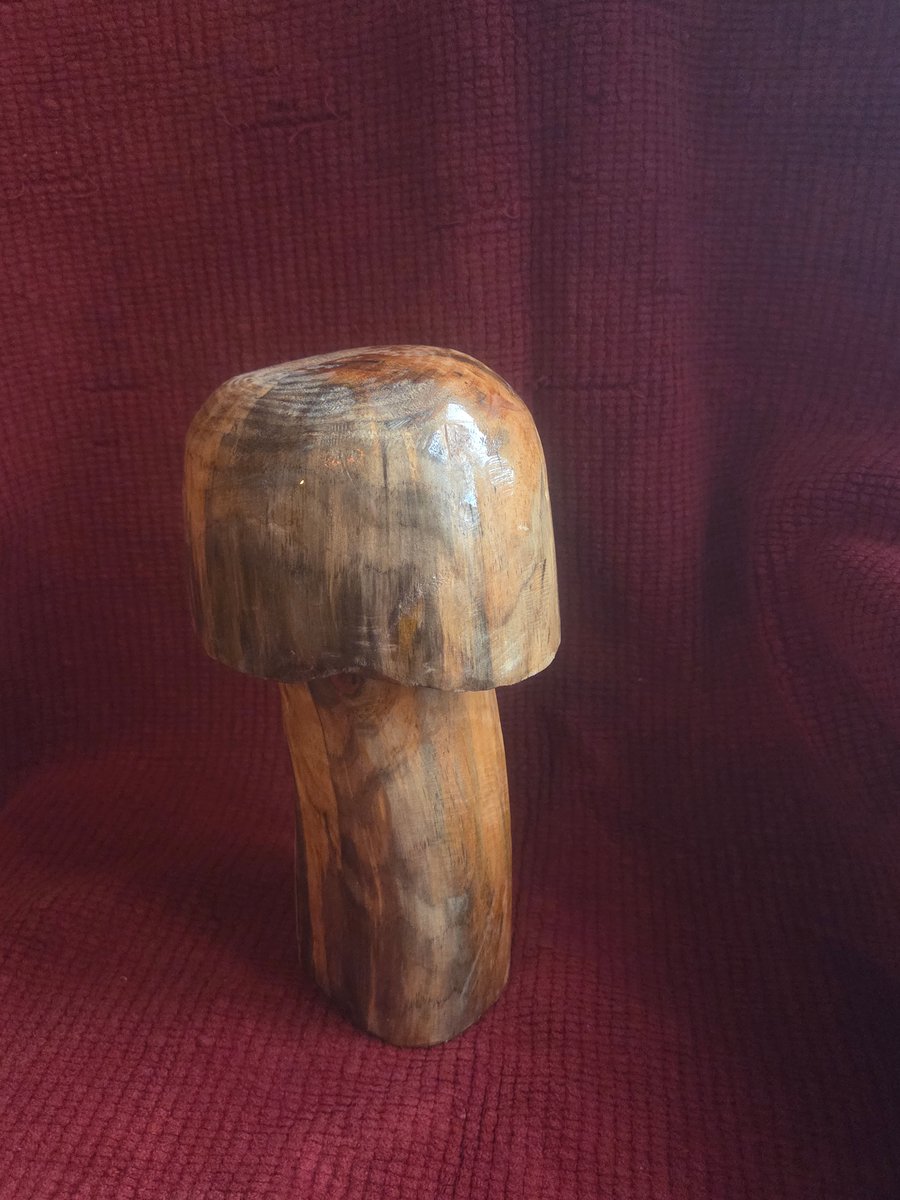 Hand Carved mushroom 