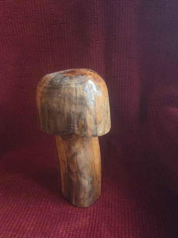 Hand Carved mushroom 