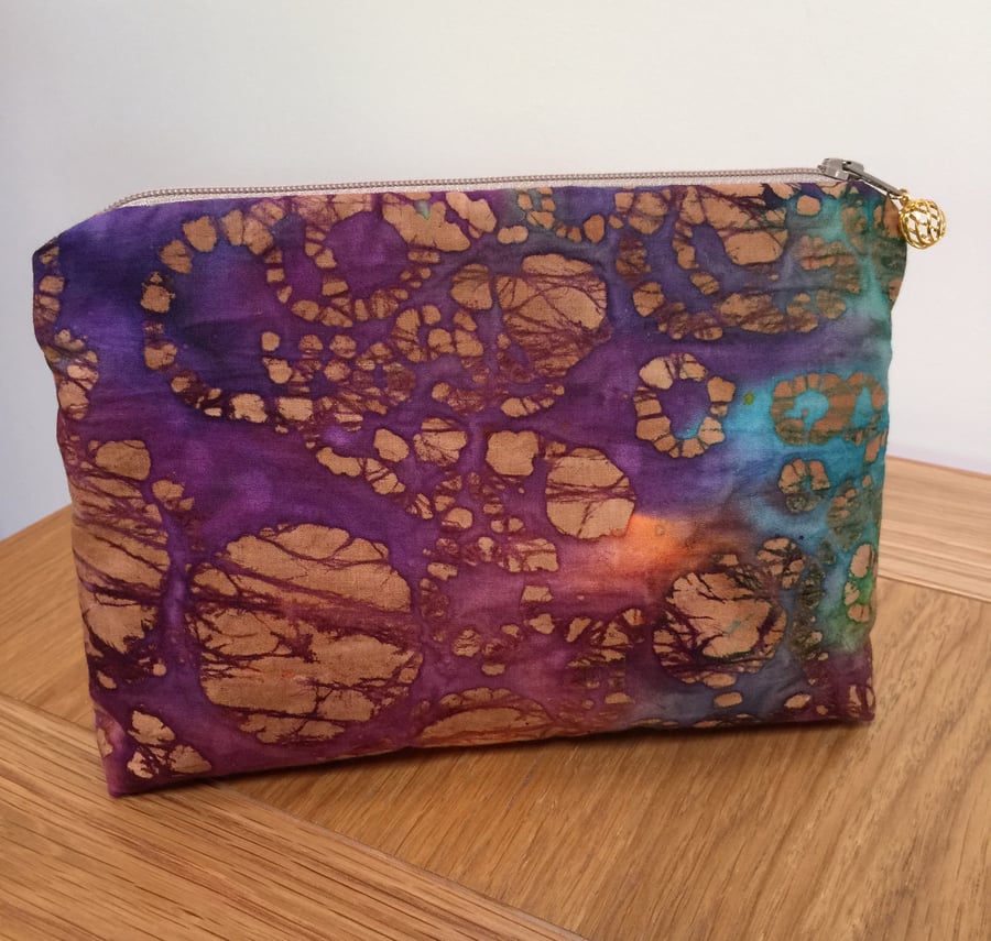 Cosmetic Bag - Batik Print