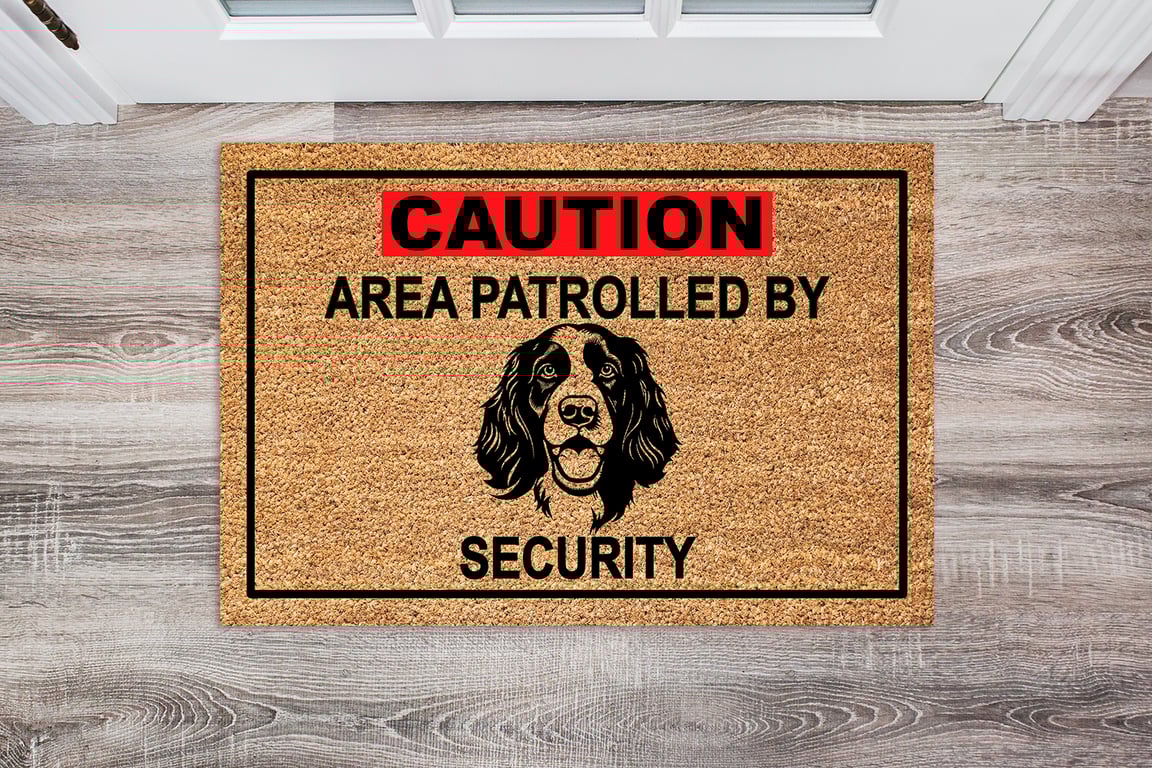 English Springer Spaniel Security Door Mat - 3 Sizes