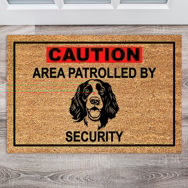 English Springer Spaniel Security Door Mat - 3 Sizes