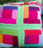 Crochet Log Cabin Cushion Cover - Image 5