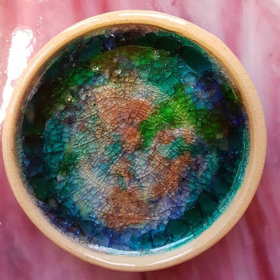 Pottery and Glass coaster
