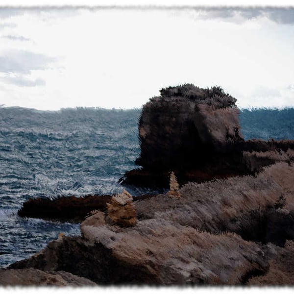 Picture of Pulpit Rock Portland, Digital Art Print Dorset