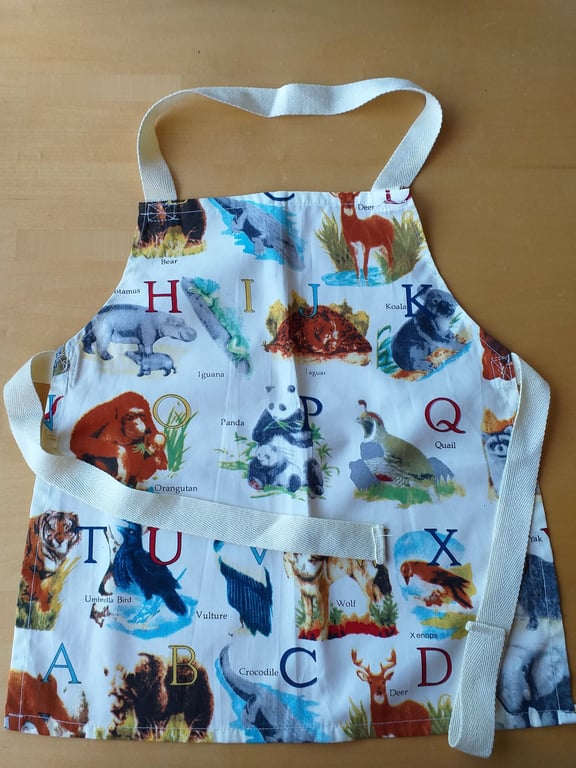Animal, alphabet, apron, age 2-6 years, SALE