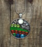 Run Rabbit Run! Mosaic Pendant - Image 2