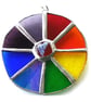 Colour Wheel Suncatcher Stained Glass Rainbow - Image 2