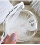 Wife Memorial Round Feather Bauble, In Memory of Wife, Round Glass Christmas Orn - Image 2
