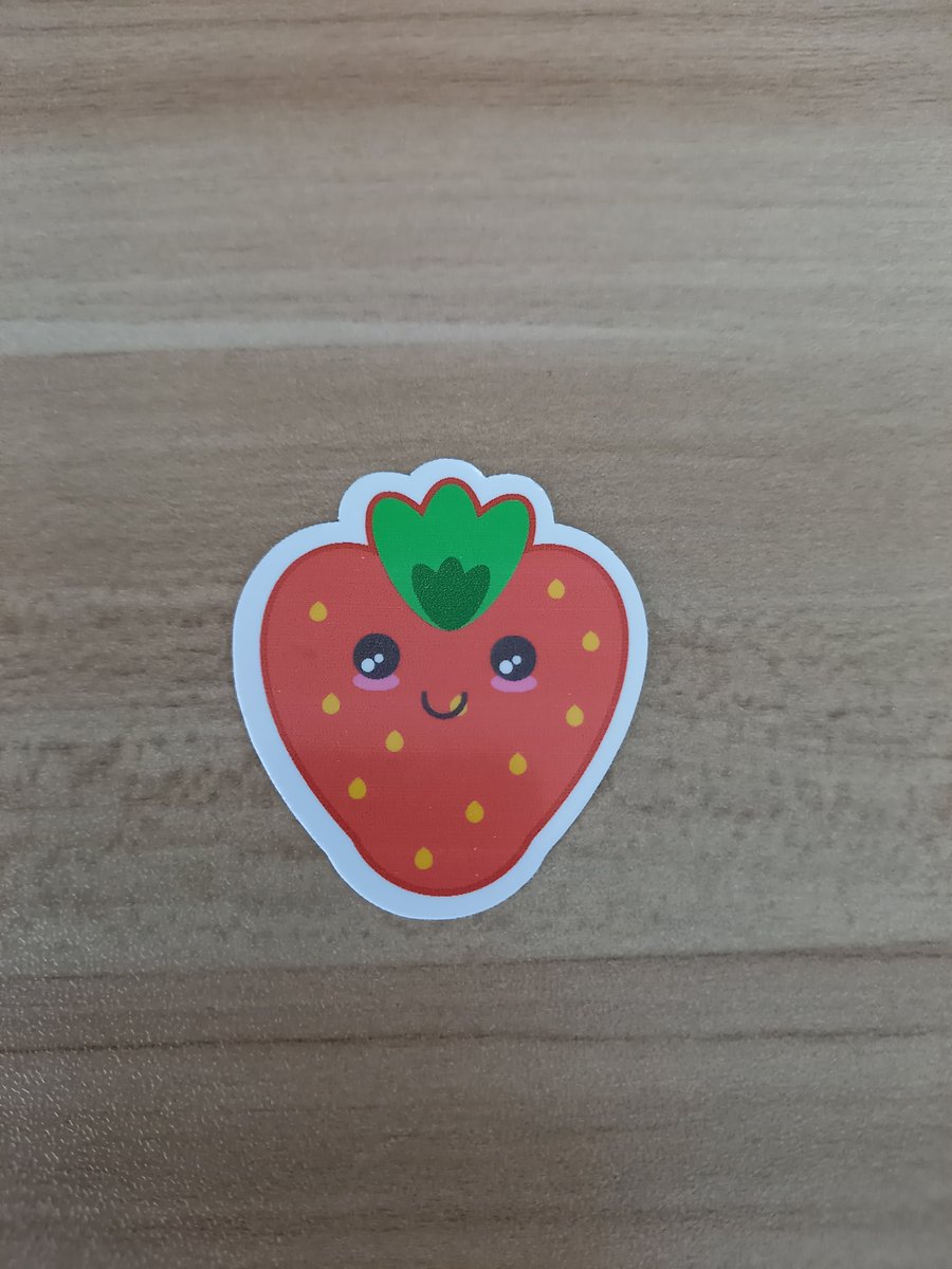 Kawaii Strawberry Stickers 
