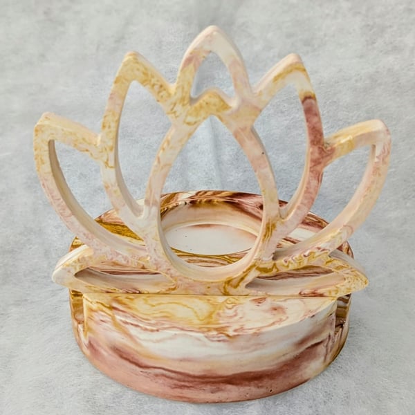 Lotus Flower Tea light holder.