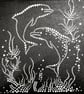 Hand painted dolphin canvas - Image 1