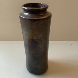 Tall Raku Vase, No. 177