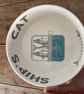 Summer seconds Coastal Cat Bowl - ship's cat, white ceramic, cat lover - Image 6