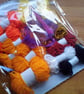 Goldfish Cardboard Loom Beginners Weaving Kit Abstract Art - Image 3