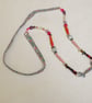 Textile Bead Necklace - Image 1