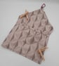 Peg bag pink lilac geometric clip on, free UK delivery.  - Image 8