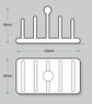 'Toast Rack' Toast of London ceramic toast rack. - Image 5