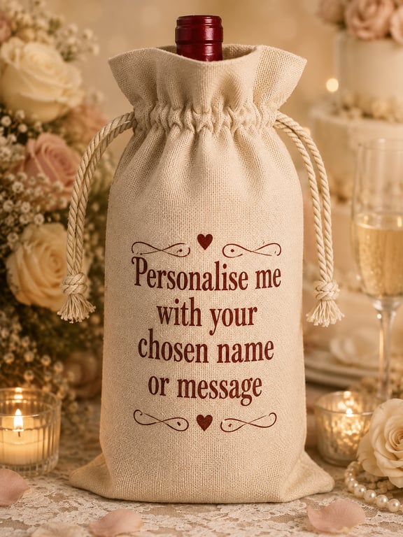 Personalised Wine Bottle Bag. A Fantastic Gift For Any Occasion.