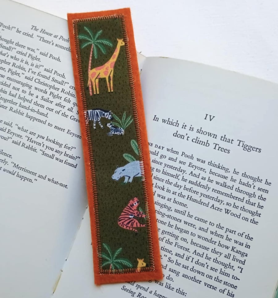 Wild Animal Bookmark - Lions and Tigers (but not Bears) 