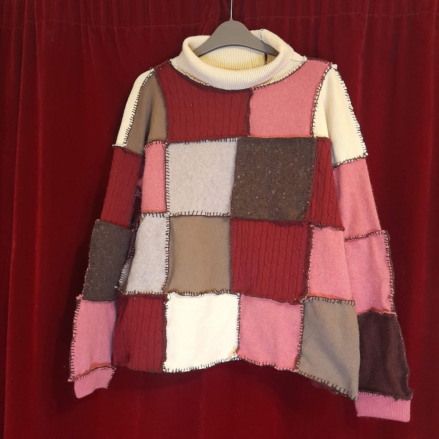 Upcycled Jumper - Free Postage