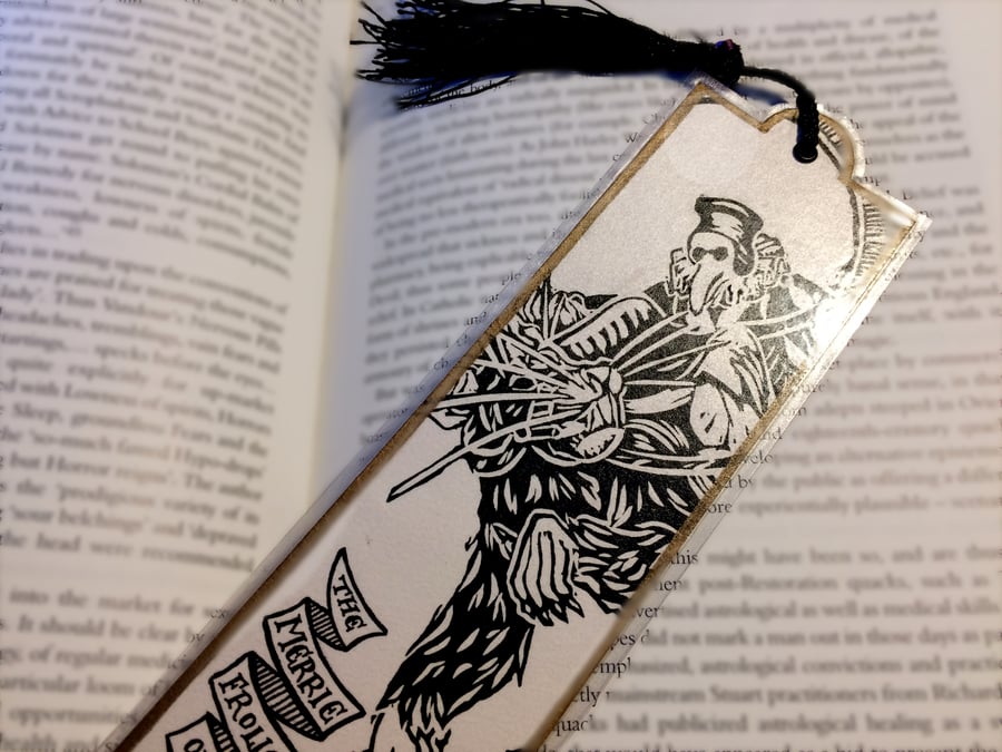 The Merrie Frolicks of Rat Racing - Repurposed - Bookmark - Plague Doctor