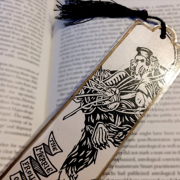 The Merrie Frolicks of Rat Racing - Repurposed - Bookmark - Plague Doctor