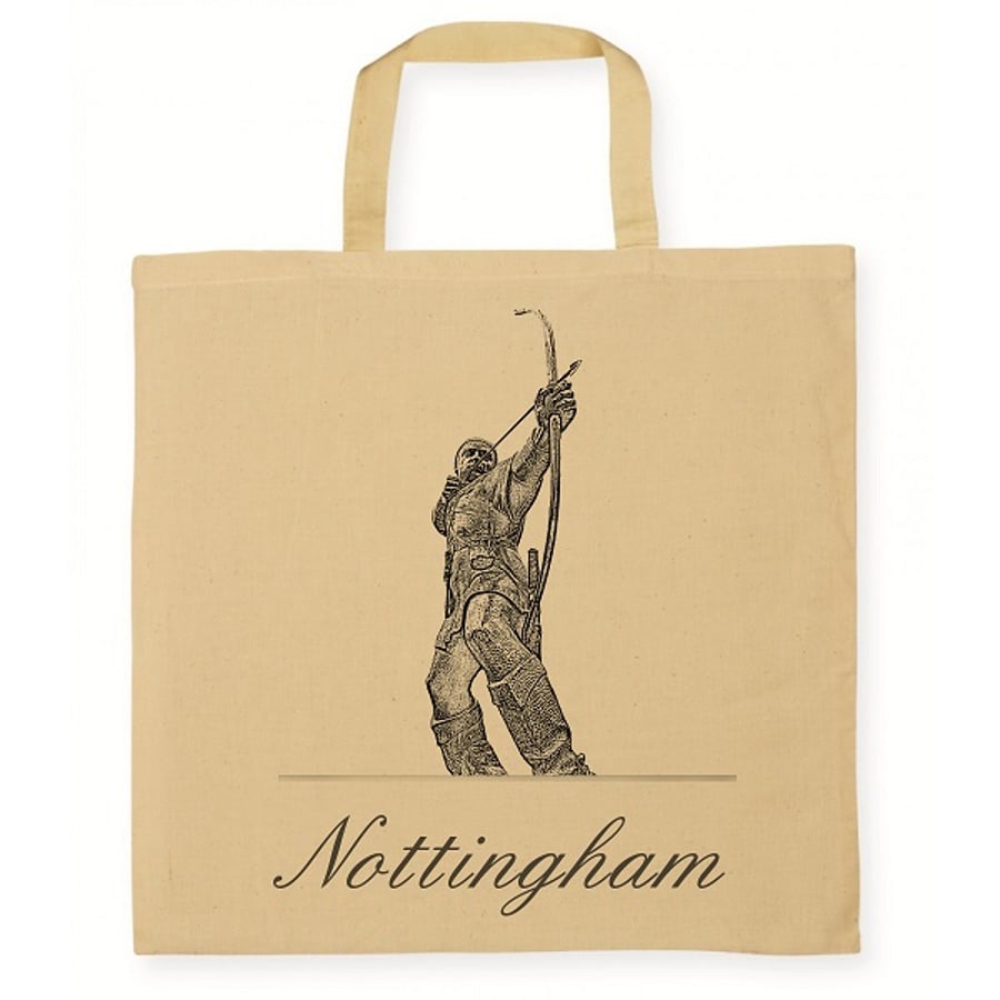 Robin Hood of Nottingham Cotton Tote Shopping Bag
