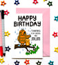 Cute Owl Birthday Card For Mum From Teenage, Infant Daughter, Son - Image 1