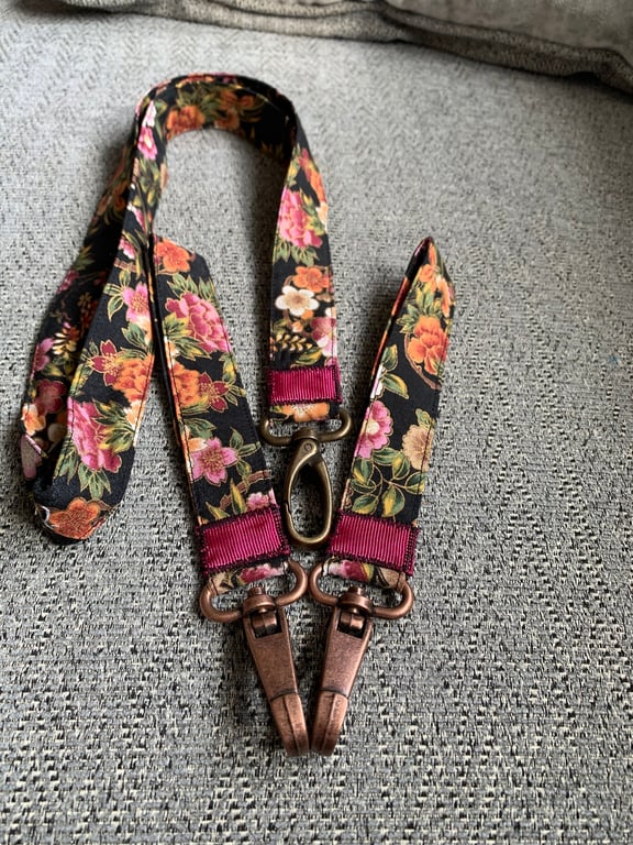 Dark Flower Wrist Strap