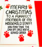 Funny Christmas Card From The Cat, Pet Christmas Card - Image 3
