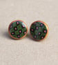 Hand Crafted Ear Studs - Modern Chic - Sterling Silver Pins - Image 5