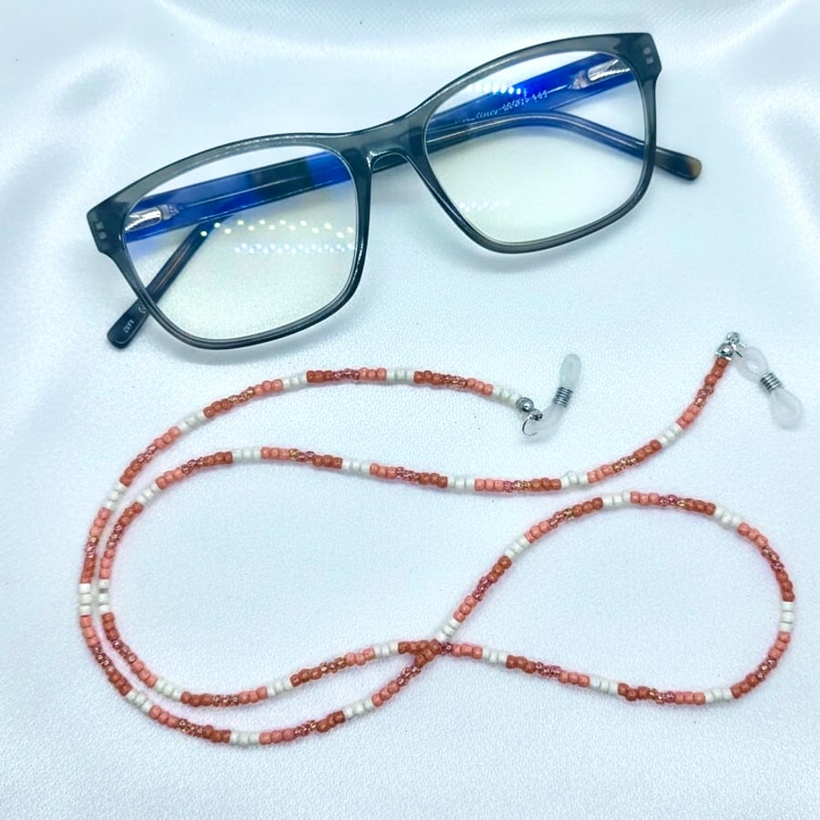 Handmade Seed Bead 27” Glasses Chain