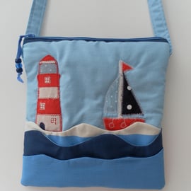 Shoulder Bag, Cross Body Bag, Holiday Bag, Beach Bag, Seascape